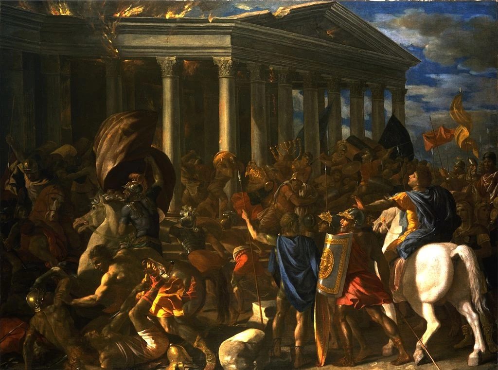 La distruzione e il sacco del tempio di Gerusalemme - The Israel Museum, Jerusalem